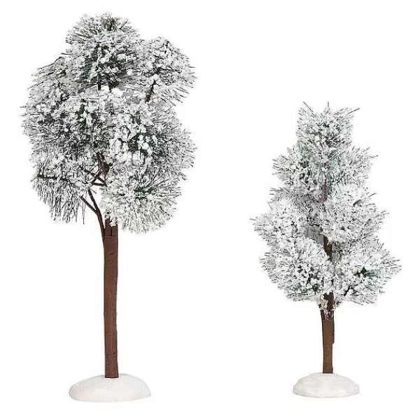 Department 56 Village Accessories<Snowy Jack Pine Trees