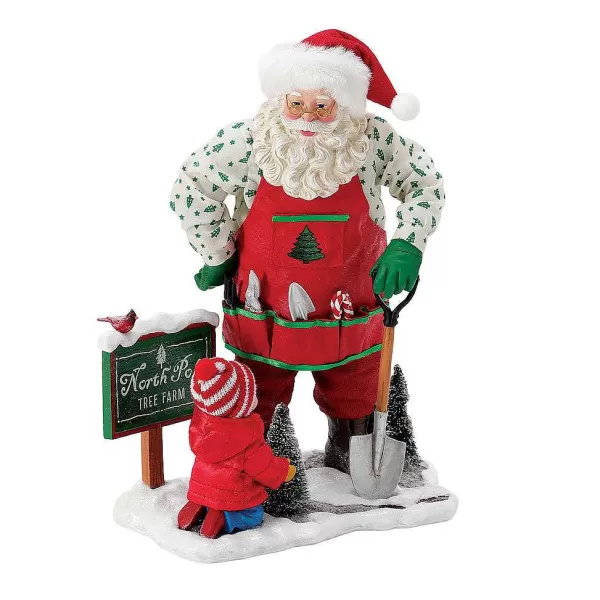 Department 56 New Santas<Sprucing Up