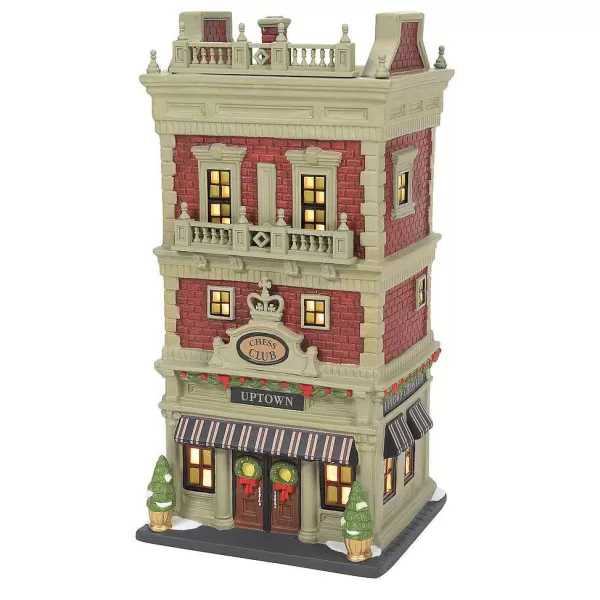 Department 56 Christmas In The City<Uptown Chess Club