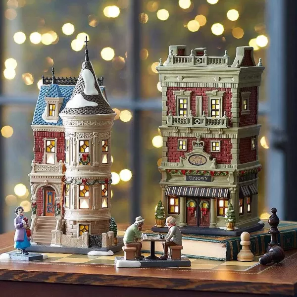 Department 56 Christmas In The City<Uptown Chess Club