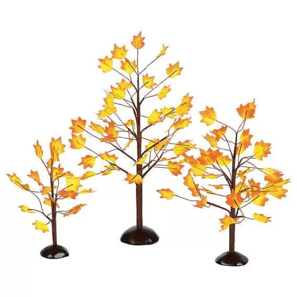 Department 56 Village Accessories<Village Autumn Maple Trees