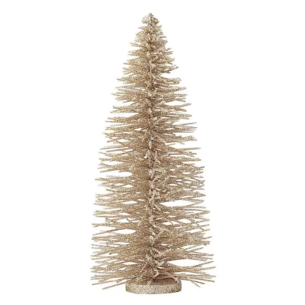 Department 56 Christmas Basics<Xmbar Gold Glitter Tree