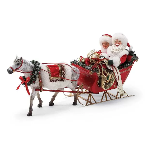 Department 56 Christmas Traditions<Xmspd One Horse Open Sleigh