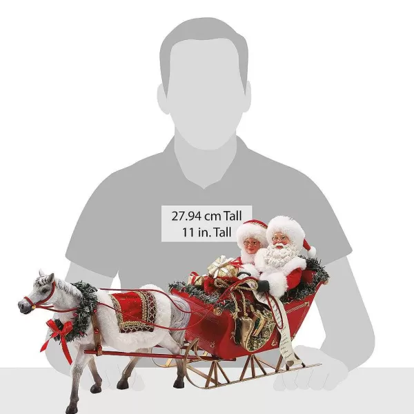 Department 56 Christmas Traditions<Xmspd One Horse Open Sleigh